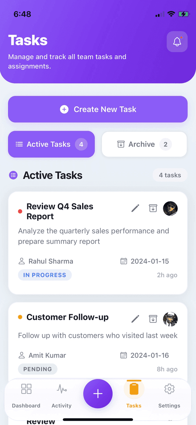 Task MD — Tasks